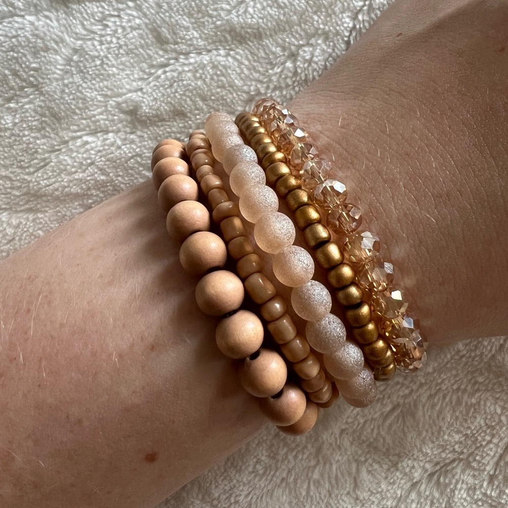 All Natural Bracelet Stack